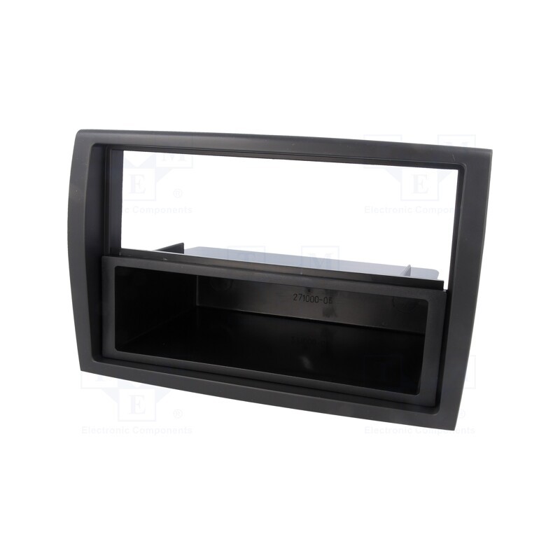 1 pcs x ACV - 281094-18-0 - Radio frame, Citroën,Fiat,Peugeot, 2 ISO, black