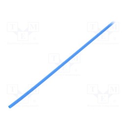 1 pcs x 3M - 7000099209 - Heat shrink sleeve, thin walled, 3: 1, 1.5mm, L: 1m, blue, GTI 3000