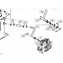 John Deere A811055 hydraulic system seal