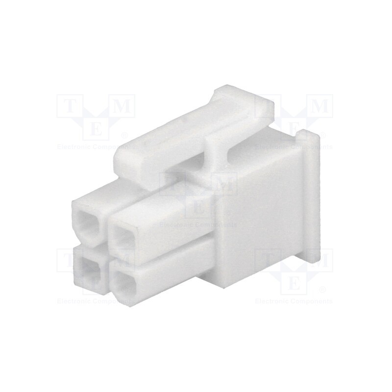 2 pcs x MOLEX - 39013048 - Plug, wire-wire/PCB, female, Mini-Fit Jr, 4.2mm, PIN: 4, for cable