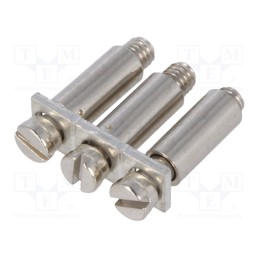 2 pcs x DEGSON ELECTRONICS - FBRI3-5 - Screw bridge, ways: 3, PC-2.5