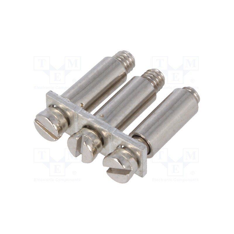 2 pcs x DEGSON ELECTRONICS - FBRI3-5 - Screw bridge, ways: 3, PC-2.5