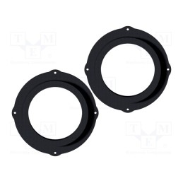 1 set x BASSER - DMSEAT04 - Spacer ring, MDF, 165mm, Seat, impregnated, 2pcs.