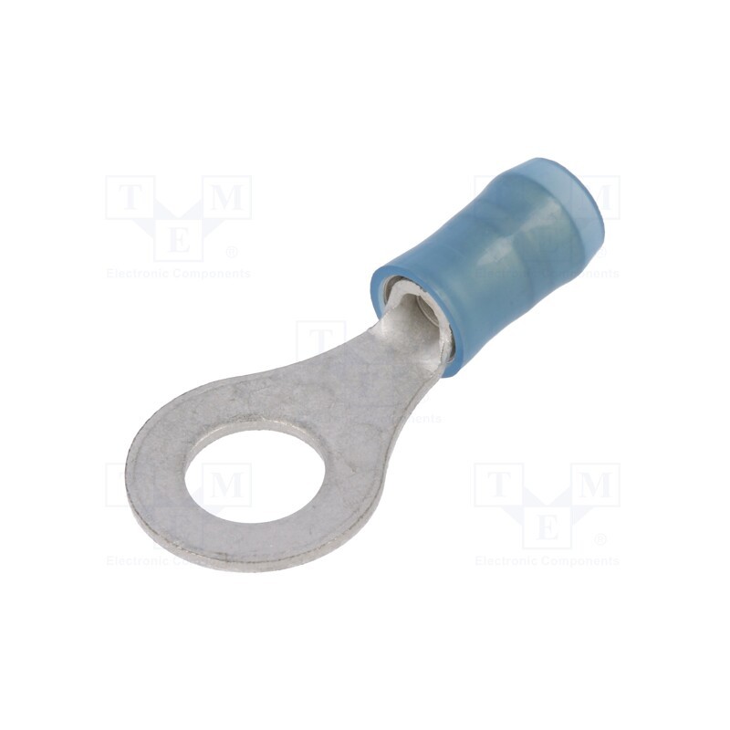 2 pcs x TE Connectivity - 130114 - Tip: ring, M6, Ø: 6.35mm, 1.25÷2mm2, crimped, for cable, insulated