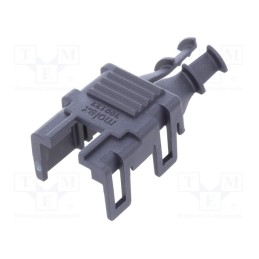 2 pcs x MOLEX - 2001220104 - Cable hood and fastener, female, Mega-Fit, PIN: 4, UL94V-2