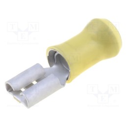 2 pcs x TE Connectivity - 160314-2 - Terminal: flat, 6.3mm, 0.8mm, female, 4÷6mm2, crimped, for cable