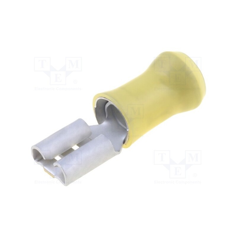 2 pcs x TE Connectivity - 160314-2 - Terminal: flat, 6.3mm, 0.8mm, female, 4÷6mm2, crimped, for cable