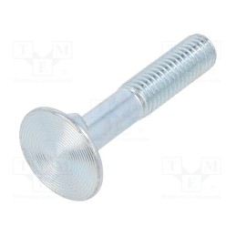 10 pcs x BOSSARD - 1103830 - Screw, with double fins,with flange nut, M8x45, 1.25, Head: flat