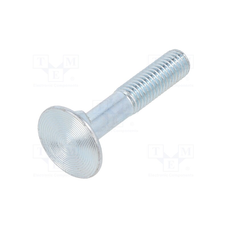 10 pcs x BOSSARD - 1103830 - Screw, with double fins,with flange nut, M8x45, 1.25, Head: flat