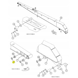 Seal scraper pin cva cat excavator