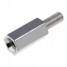 Metal spacer sleeve, internal external thread, m3 l