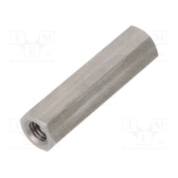 10 pcs x DREMEC - 1413X50 - Screwed spacer sleeve, 50mm, Int.thread: M8, hexagonal