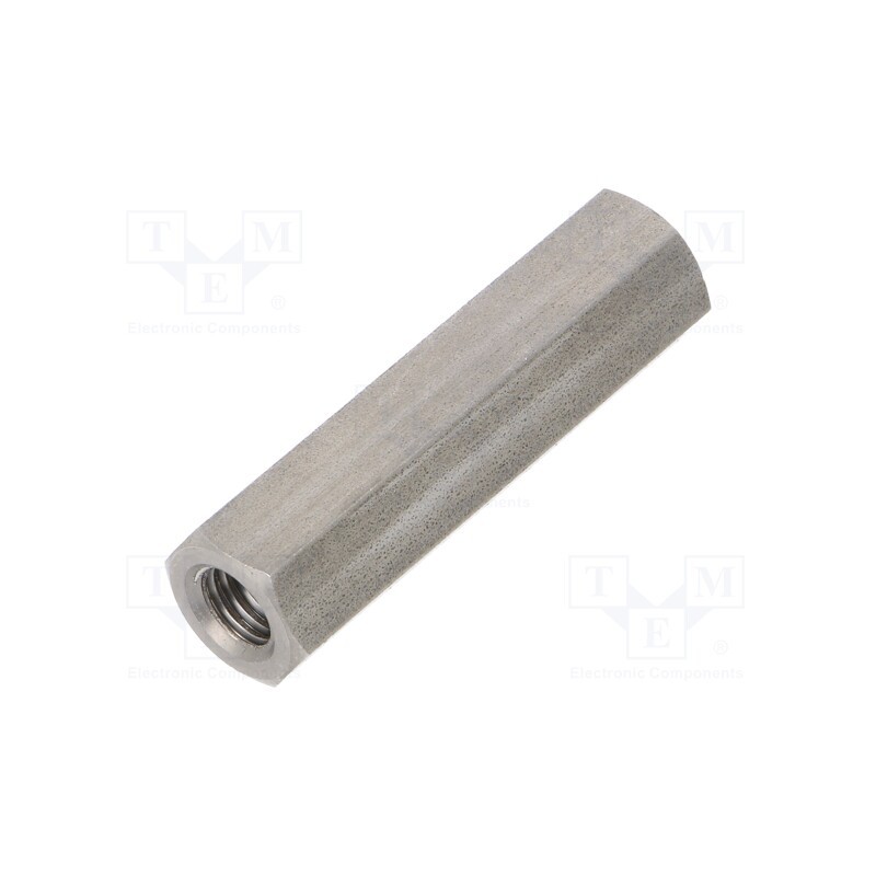 10 pcs x DREMEC - 1413X50 - Screwed spacer sleeve, 50mm, Int.thread: M8, hexagonal