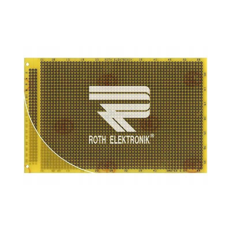 Prototype board 100x160mm 2 54mm 1 sided din