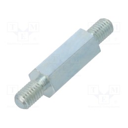 10 pcs x DREMEC - 4213X30 - Screwed spacer sleeve, 30mm, Ext.thread: M8, hexagonal, steel