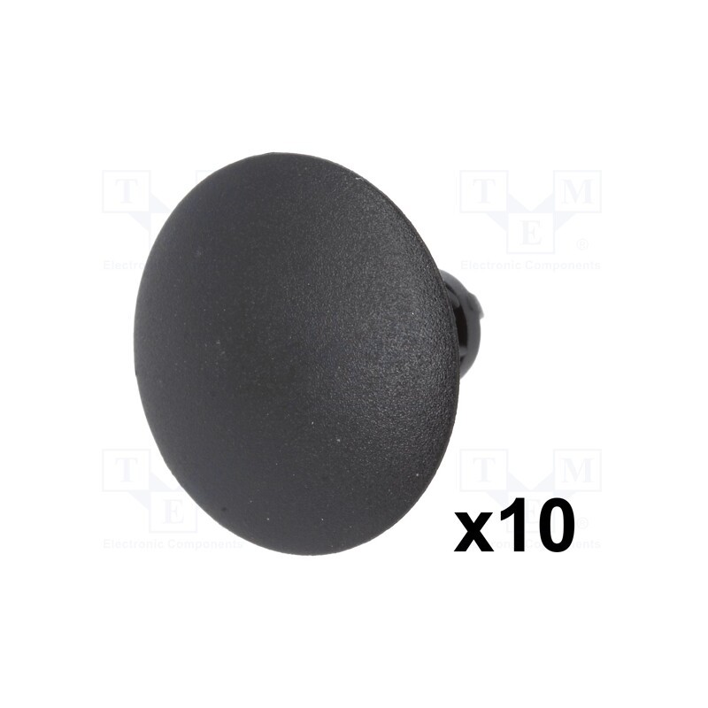 1 pcg x ROMIX - 10180 - Trim clip, 10pcs, Alfa Romeo,Fiat,Lancia, OEM: 735266957, black
