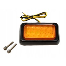 Orange LED machine warning lamp 12 24v