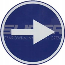 Overtaking driving direction sticker 16cm