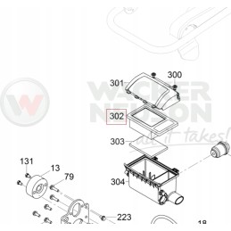 Wacker bs50 bs60 air filter original