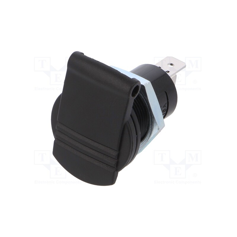 1 pcs x PRO CAR - 67617100 - Car lighter socket, car lighter mini socket x1, 16A, black