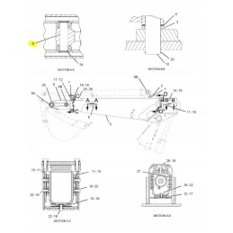 Stick cat arm pin 428 432 cva