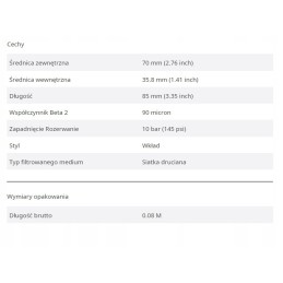 P171650 Donaldson hydraulic oil filter