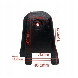 Terex 860 sx door glass hinge, handle, mounting