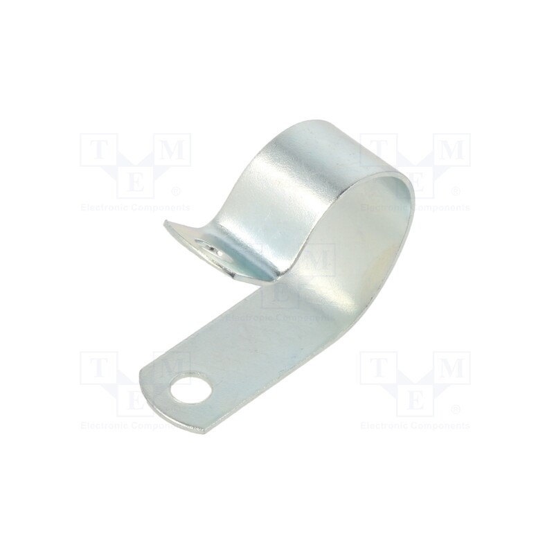 10 pcs x KEYSTONE - 8109 - Fixing clamp, Cable P-clips, ØBundle : 19mm, W: 12.7mm, steel