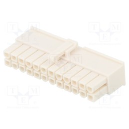 2 pcs x MOLEX - 39012245 - Plug, wire-wire/PCB, female, Mini-Fit Jr, 4.2mm, PIN: 24, for cable