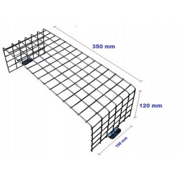 Lamp protective grid and lamp grille