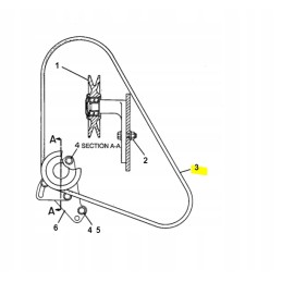 V-belt cat loader dozer cva