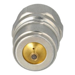 Quick connector with eliminator 1 2 plug