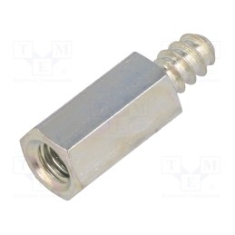 10 pcs x DREMEC - 228ST4.8X12 - Screwed spacer sleeve, 12mm, Int.thread: M5, Ext.thread: ST4,8