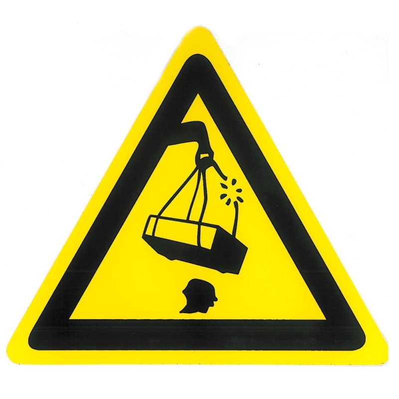 Warning sticker note 130x130