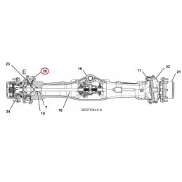 Steering knuckle seal cat 428d 428e 428f 1987825