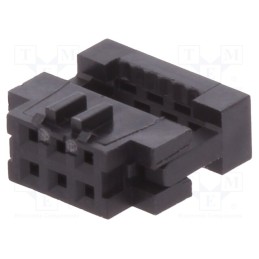 2 pcs x Amphenol Communications Solutions - 89361-706LF - Plug, IDC, female, PIN: 6, without strain relief, IDC, 1mm, Minitek