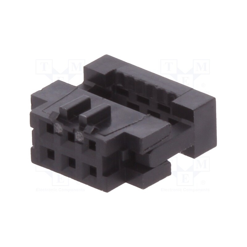 2 pcs x Amphenol Communications Solutions - 89361-706LF - Plug, IDC, female, PIN: 6, without strain relief, IDC, 1mm, Minitek