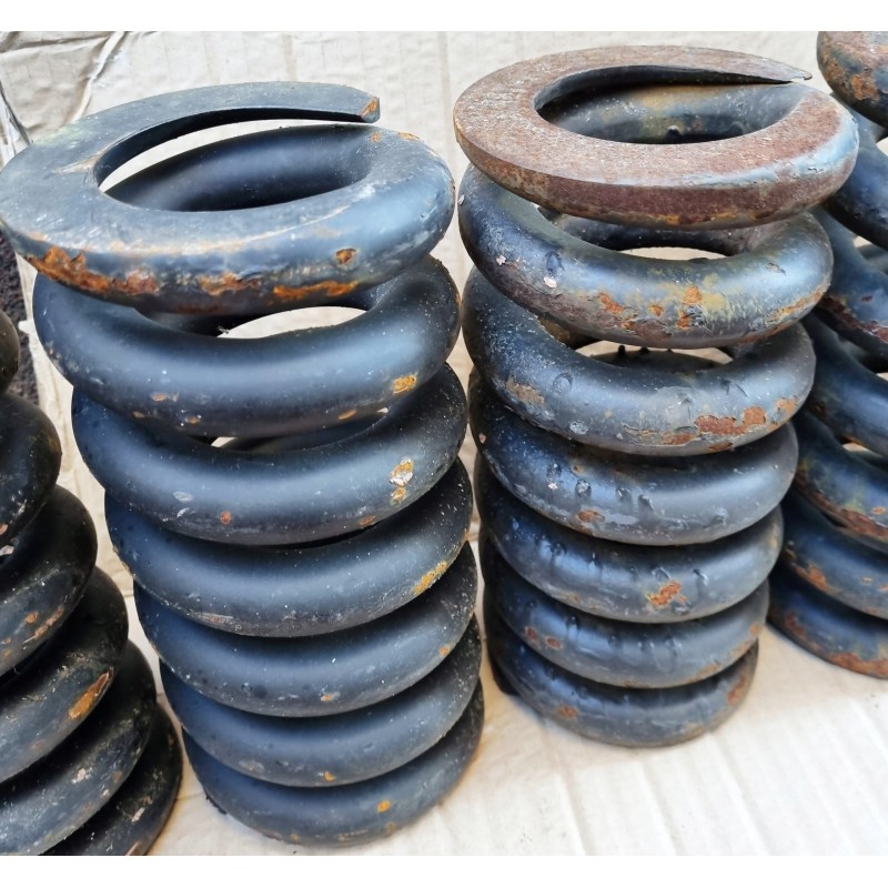 Spring for crusher, vibrator, sorter, etc