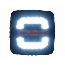 Combination front lamp with 2 tractor functions