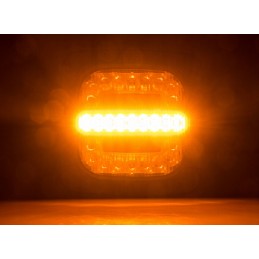 Combination front lamp with 2 tractor functions