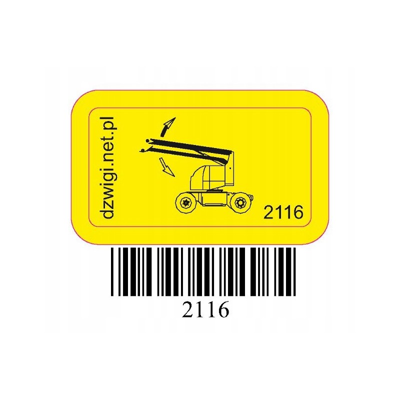 Raising arm pictogram