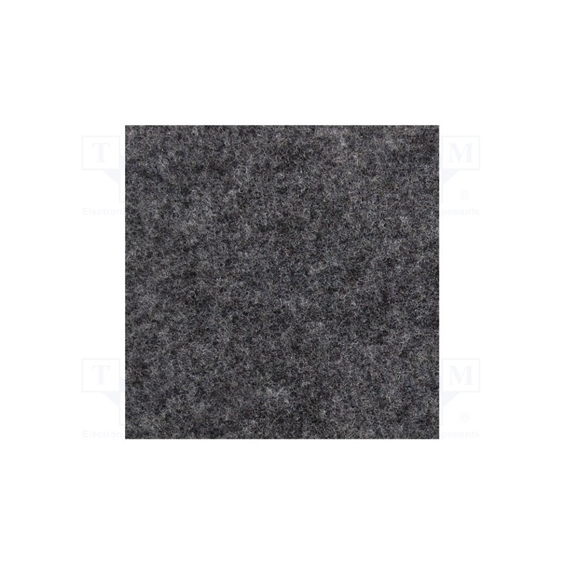 1 pcs x BASSER - TKSZARA MEL - Upholstery cloth, Dim: 1500x700mm, Thk: 3mm, gray melange