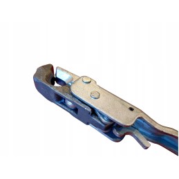 Side lock, bottom opening, straight pin