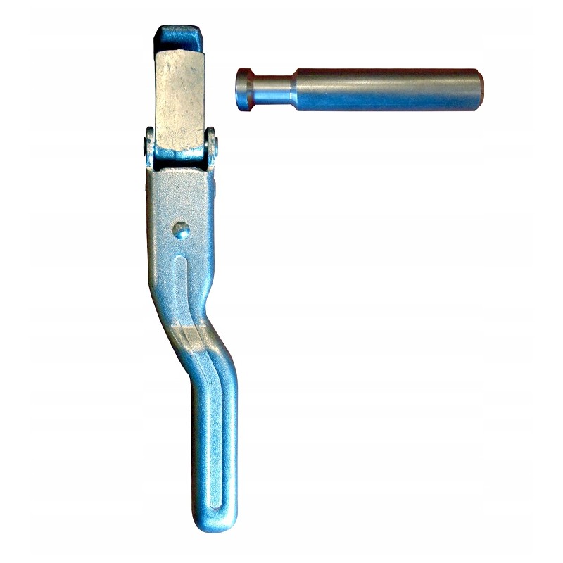 Side lock, bottom opening, right pin