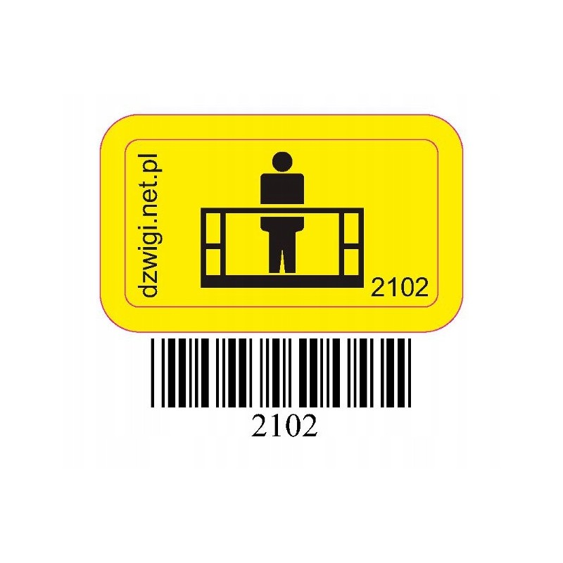 Pictogram one person in a basket