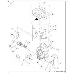 Wacker BS rammer, clutch spring 0049191