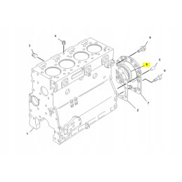 Cva crankshaft seal for backhoe loader