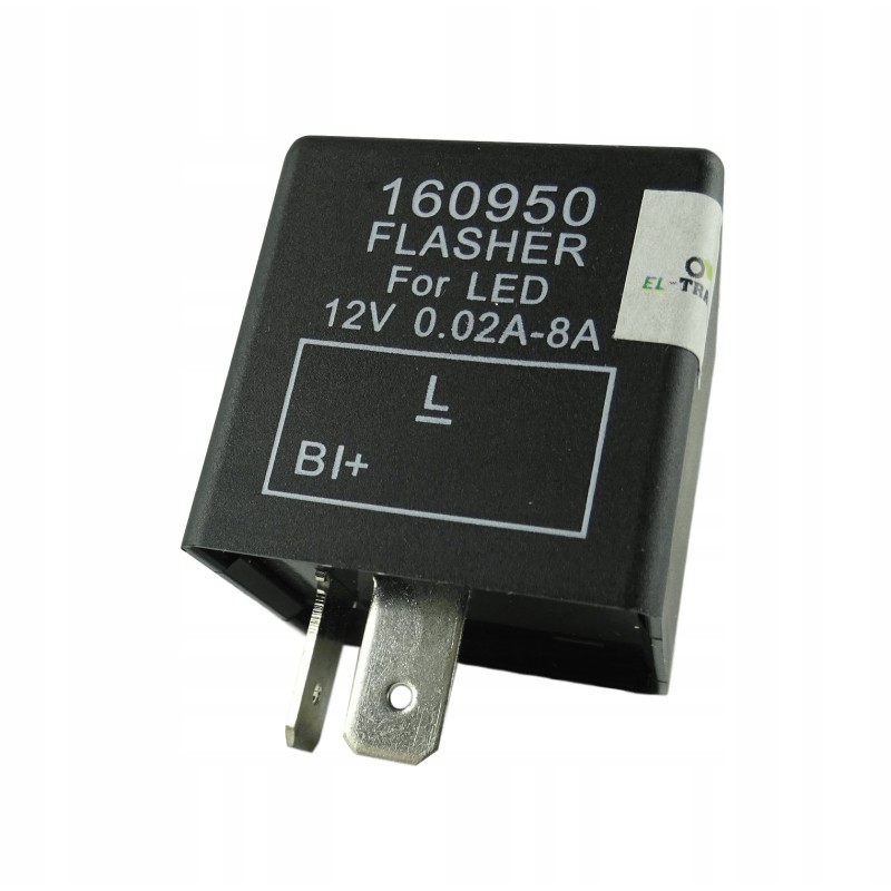 LED turn signal relay interrupter 2 pin l