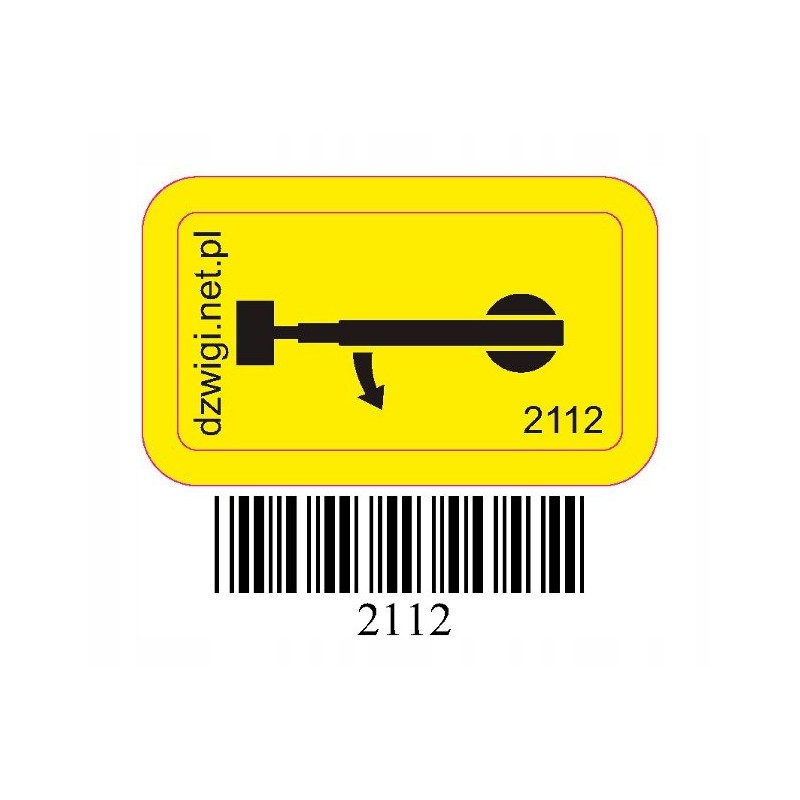 Pictogram of tower rotation to the left