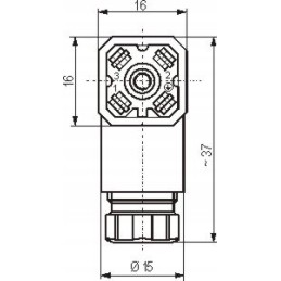 G 30 w 3 f cable connector 3 pe 932186106